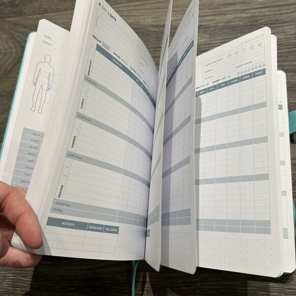 NEW Clever Fox Wellness Planner Goal Setting Journal Habit Tracker Stickers - Picture 6 of 11